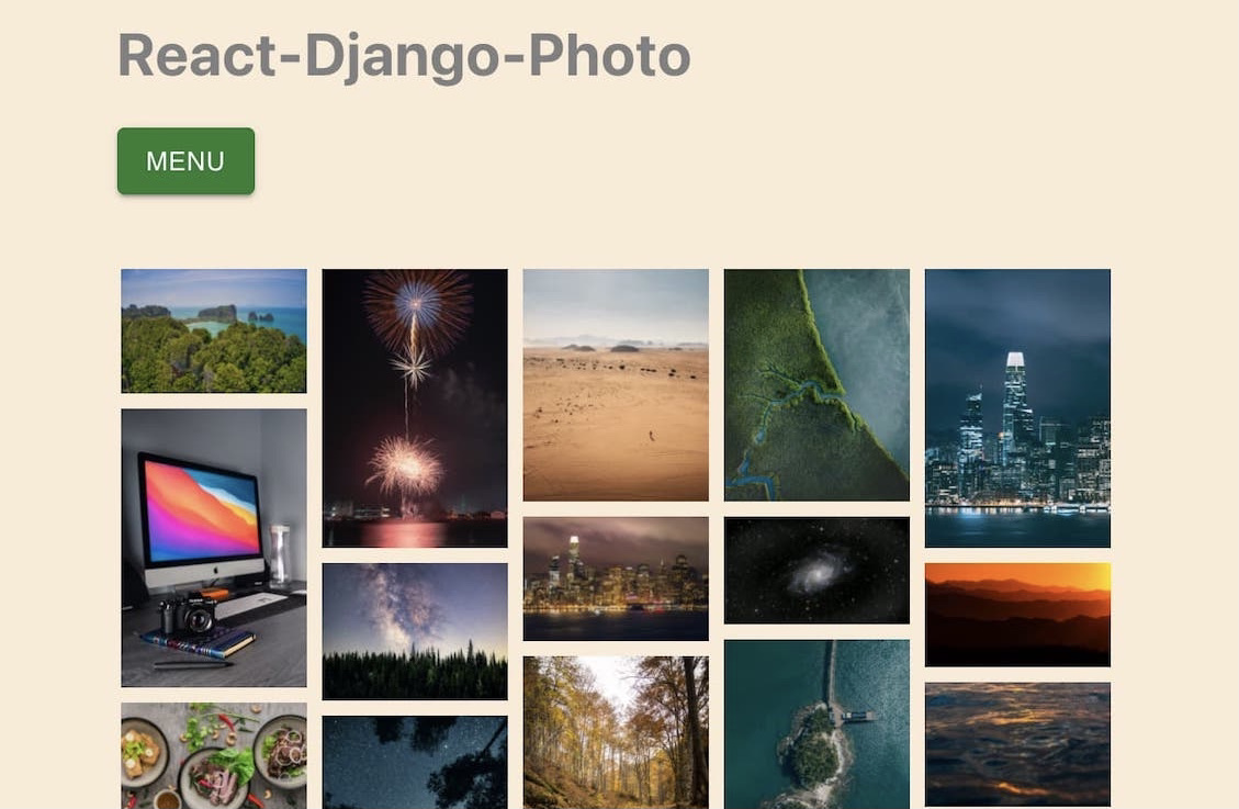 DjangoとReactで写真投稿アプリを作る
